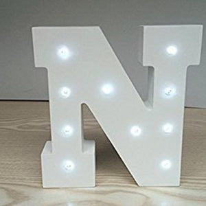 MARQUEE LETTER LIGHT - "N" 1M TALL**