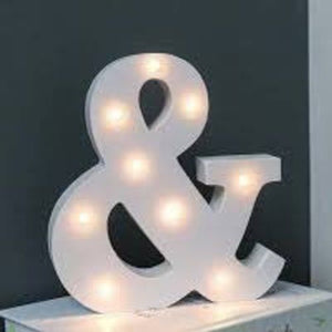 MA27 MARQUEE LETTER LIGHT -  "&" 1M TALL**