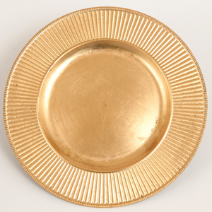 CHARGER PLATE - GOLD 32CM