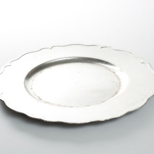CHARGER PLATE - MATTE SILVER 33CM