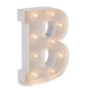 MARQUEE LETTER LIGHT - "B" 1M TALL**