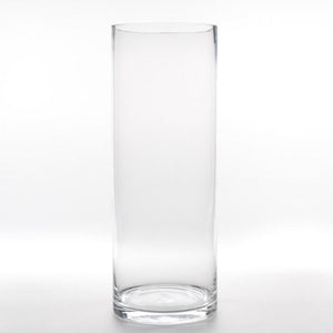 GLASS VASE - CYLINDER  50CM X 15CM