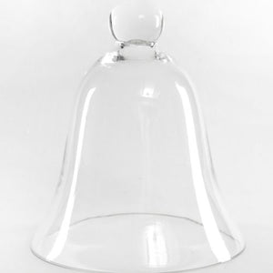 GLASS VASE - BELL JAR/ CLOCHE SMALL 22CM X 18CM