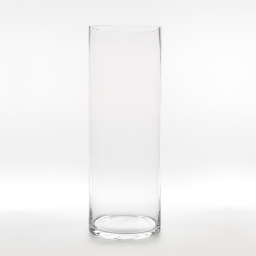 GLASS VASE - CYLINDER  40CM X 15CM