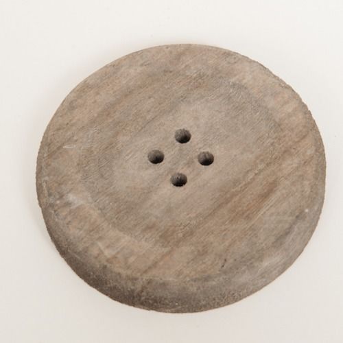WOODEN BUTTON FOR PILLAR CANDLE 10 CM X 10 CM