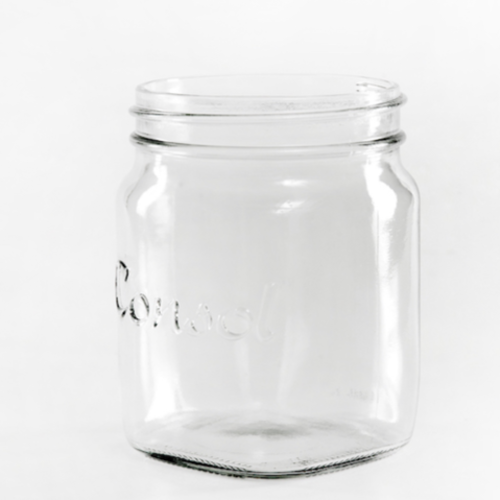 GLASS JAR - CONSOL SMALL 12CM X 8CM (400ML)