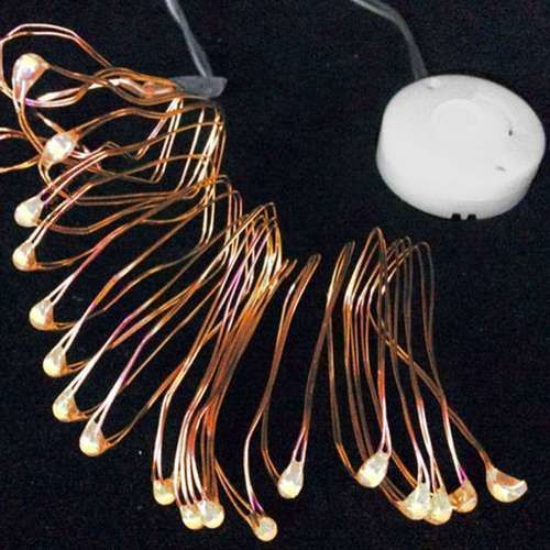 LIGHTING - FAIRY LIGHTS - COPPER WIRE WITH WARM LIGHT BATTERY OPERATED (2 M) EXCL. BATTERIES