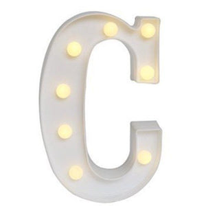 MARQUEE LETTER LIGHT - "C" 1M TALL**