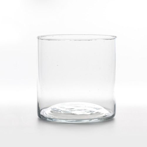GLASS VASE - CYLINDER 15X15CM