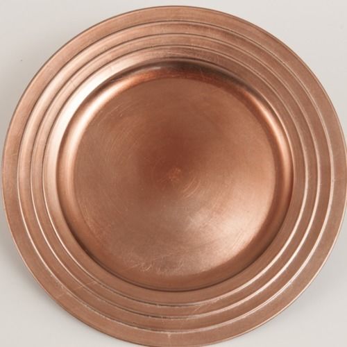 CHARGER PLATE - COPPER 33CM