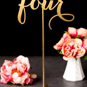 TABLE NUMBER - SCRIPT